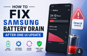 How to Fix Samsung Battery Drain After One UI Update Samsung Battery Drain After One UI