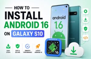 How to Install Android 16 on Galaxy S10 install android 16 on galaxy s10